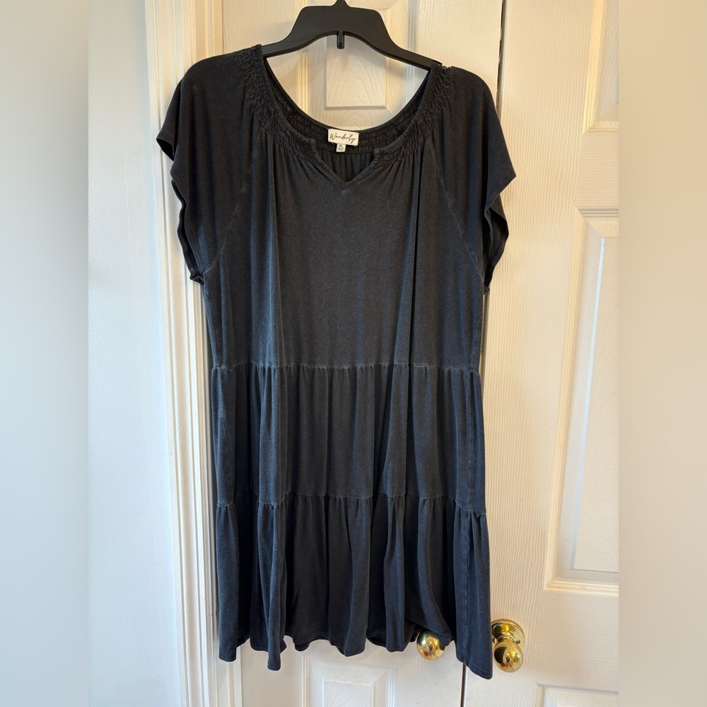 Wonderly Charcoal Dress